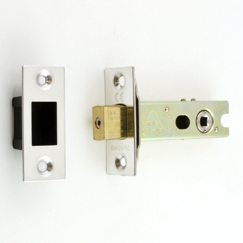 Tubular Mortice Deadbolt With 5mm Follower - Polished Stainless Steel - (Shiny Finish)