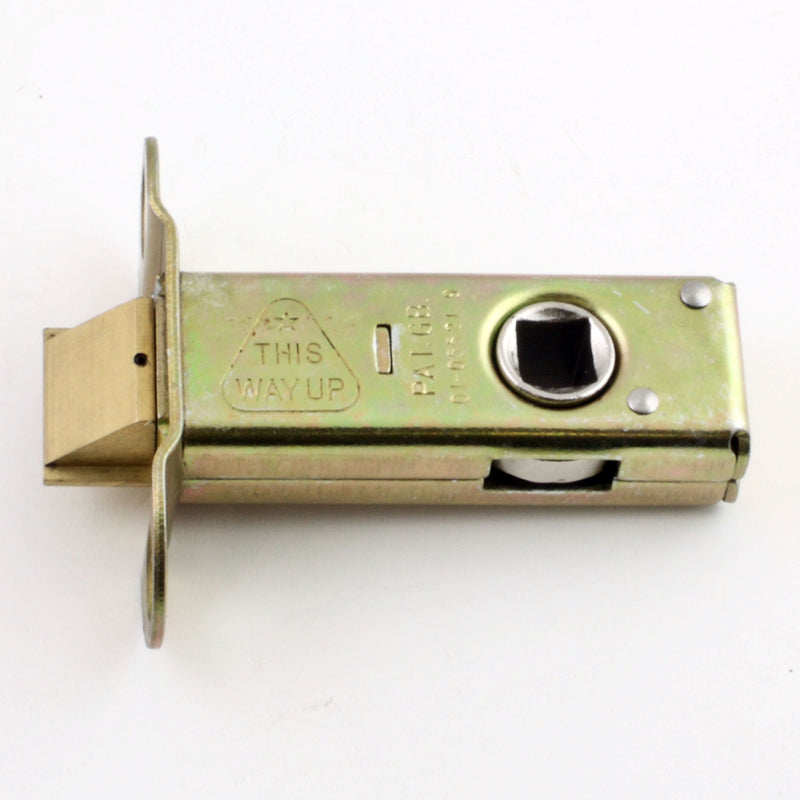 Heavy Duty Double Sprung Tubular Mortice Latch  CE Marked - Suitable For Use On Fire Doors - Satin Stainless Steel - G Johns & Sons Ltd - Architectural Ironmongery