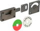 Traditional Vacant & Engaged Indicator Bolt For Bathroom & Toilet Doors - Dark Bronze (Lacquered)