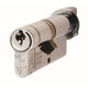 TS007 1 Star Rated - BS Kitemarked - 6 Pin Anti Snap Euro Cylinders High Security Range - Key & Thumb Turn - Polished Chrome