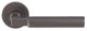 Tubular Lever Door Handles With Square Section Neck With Round Rose - Matt Bronze (Lacquered) - Suitable For Use With FD30 / FD60 Fire Doors