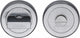Turn & Release On Round Rose - Satin Chrome