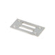 Twin Slot Night Vent Keep Plate For Use With Window Dead Lock - Satin Stainless Steel