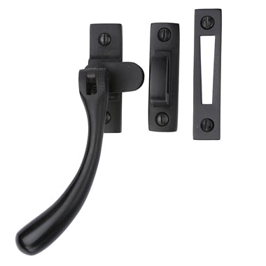 Bulb End Design Casement Window Fastener - Matt Black