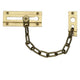 Front Door Security Chain - Polished Brass