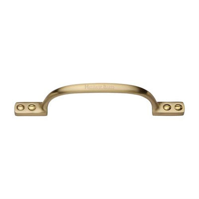 Sash Window Pull Handle 152mm - Satin Brass (Lacquered)