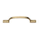 Sash Window Pull Handle 152mm - Satin Brass (Lacquered)