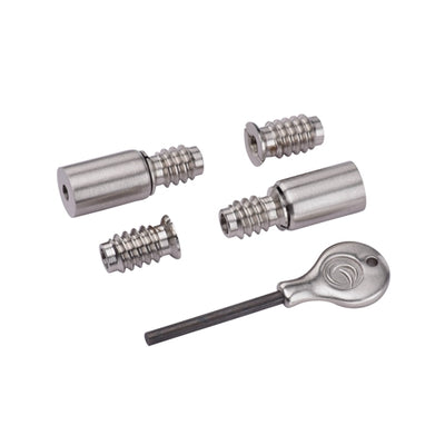 Sash Stops - Sliding Sash Windows Locks - Satin Nickel