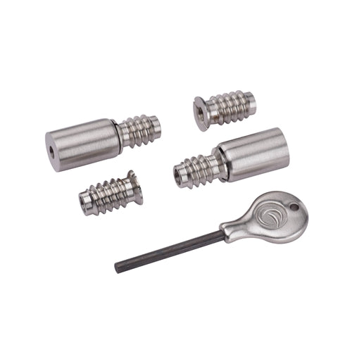 Sash Stops - Sliding Sash Windows Locks - Satin Nickel