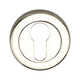 Euro Round Profile Escutcheon - Polished Nickel
