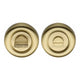 Colonial Bathroom Turn & Release Set - 53mm x 10mm - Satin Brass (Lacquered)