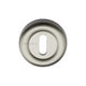 Colonial Standard Profile Round Escutcheon 53mm x 10mm - Satin Nickel