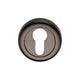 Colonial Euro Profile Round Escutcheon 53mm x 10mm - Matt Bronze (Lacquered)