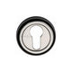Colonial Euro Profile Round Escutcheon 53mm x 10mm - Polished Nickel