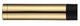 Wall Mounted Cylinder Shape Tubular Door Stop With Concealed Fixing - Polished Brass (Lacquered)