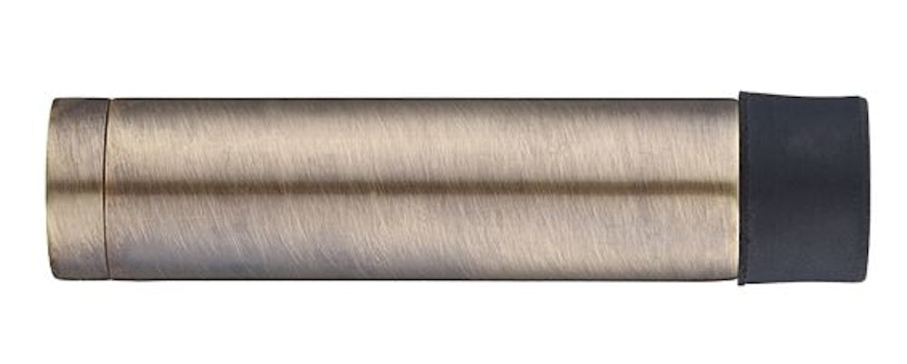 Wall Mounted Cylinder Shape Tubular Door Stop With Concealed Fixing - Florentine Bronze