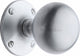 Westminster Round Mortice Knobs - Satin Chrome