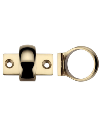 Window Sash Ring - 28mm Diameter - Polished Brass (Lacquered)