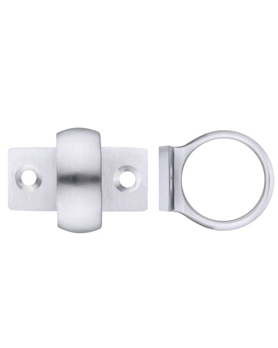 Window Sash Ring - 28mm Diameter - Satin Chrome