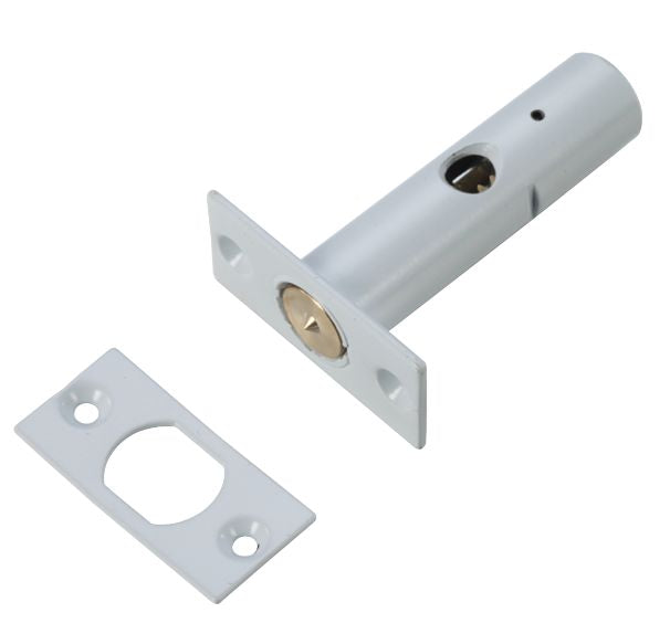 Security Rack Bolt For Wooden Doors - 60mm Long - White Finish
