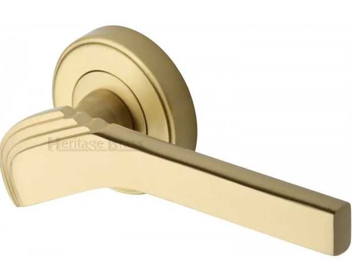 Satin Brass Art Deco Collection 