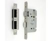 DIN Style Bathroom Mortice Lock - 60mm Backset - (78mm Centres) - Satin Stainless Steel