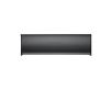 50854.1 - Internal Flap Letter Tidy Plate - 280mm x 83mmm - Matt Black - Each