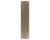 Radius Corner Finger Plate - Two Sizes Available - Bolt Through Fixing - Antique Brass