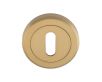 Standard Profile Round Escutcheon - Satin Brass Plated