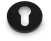 Concealed Fix Euro Profile Escutcheon - Low Profile Round Rose - Matt Black