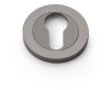 Concealed Fix Euro Profile Escutcheon - Low Profile Round Rose - Dark Bronze
