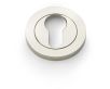 Concealed Fix Euro Profile Escutcheon - Low Profile Round Rose - Polished Nickel PVD
