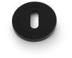 Concealed Fix Standard Profile Escutcheon - Low Profile Round Rose - Matt Black