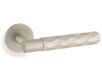 Spitfire Diamond Cut Lever Handle On Concealed Fix Low Profile Round Rose - Satin Nickel