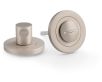 Plain Bathroom Thumbturn and Release On Concealed Fix Low Profile Round Rose - Satin Nickel