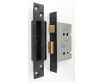 Architectural Quality Bathroom Mortice Lock - CE Marked - Fire Rated - Certifire Aprroved - Matt Black