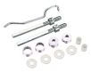 Back To Back Fixing Kit For Tubular Shape Pull Handles - Polished Stainless Steel