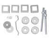 Back To Back Fixing Kit For 22mm x 22mm Square Shape Pull Handles - Satin Stainless Steel