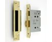 Architectural Quality Mortice Bathroom Lock - PVD Brass