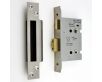 Architectural Quality Mortice Bathroom Lock - Satin (Brushed) Stainless Steel