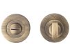Bathroom Turn & Release Set - Antique Brass