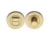 Bathroom Turn & Release With Concealed Fix Round Rose - Satin Brass (Lacquered)