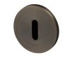 Buster & Punch Standard Profile Key Hole Cover Escutcheon Plates - Smoked Bronze