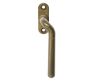 Cranked Locking Espagnolette Handle - Window Fastener - Left & Right Hand - Antique Brass