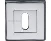 Standard Square Profile Escutcheon - Polished Chrome