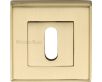 Standard Square Profile Escutcheon - Satin Brass