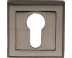 Euro Profile Square Escutcheon - Matt Bronze