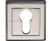 Euro Profile Square Escutcheon - Polished Nickel