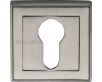 Euro Profile Square Escutcheon - Satin Nickel
