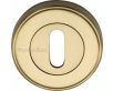 Standard Round Profile Escutcheon - Satin Brass